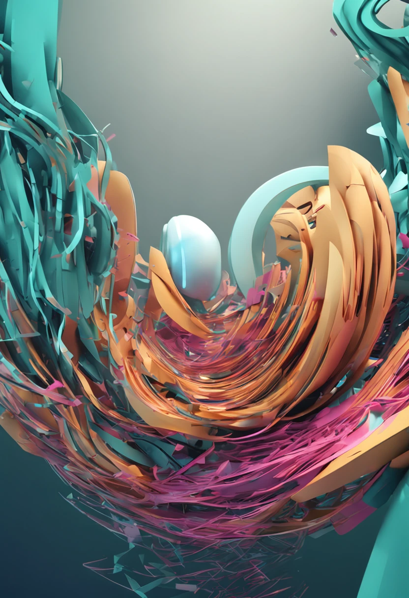 Aalfid image with logo on blue and green background,3Dcoat,,teal color graded,3Drenderingof,3D logo,abstract art representing data,C4D style,3D projects,Smooth 3D illustration,sense of science and technology,abstract artistic,Particle rendering,Banners。
