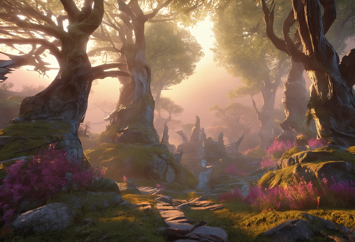 A mystical journey through an ancient forest, where a young character meets a wise old man and learns valuable life lessons. illuminator, Transformative & Magical, charming, ethereal. Life after death. mysterious, Spiritual and touching. create an atmosphere of mystery and spiritual depth. deep, Thought-provoking and philosophical, Valuable Life Lessons Learned