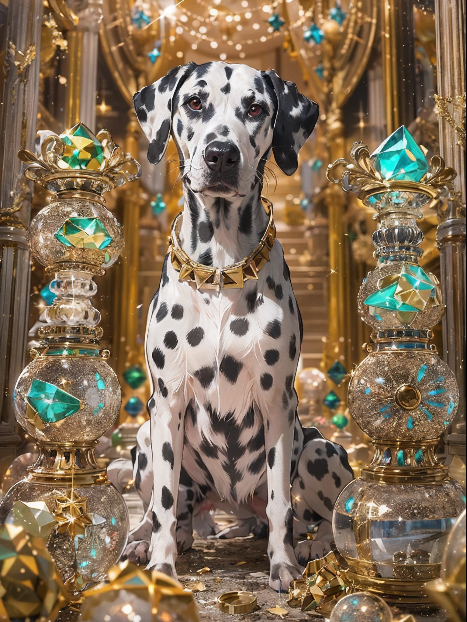 King's Dog(Dalmatian)、Lots of gems、Golden Room、Hologram Glitter