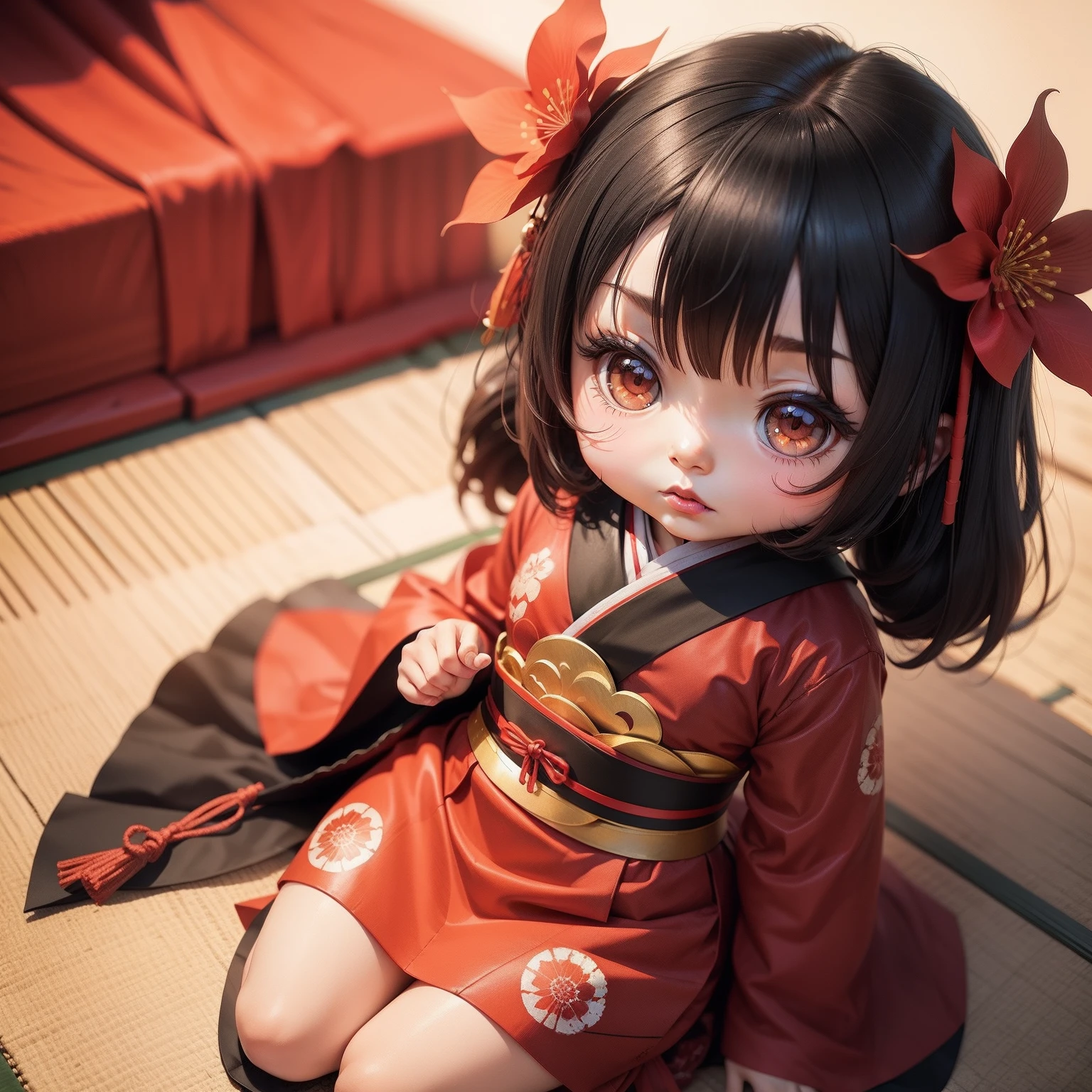 Oiran, Oiran, Very big head, Very big head, Cat ear doll, Nendoroid