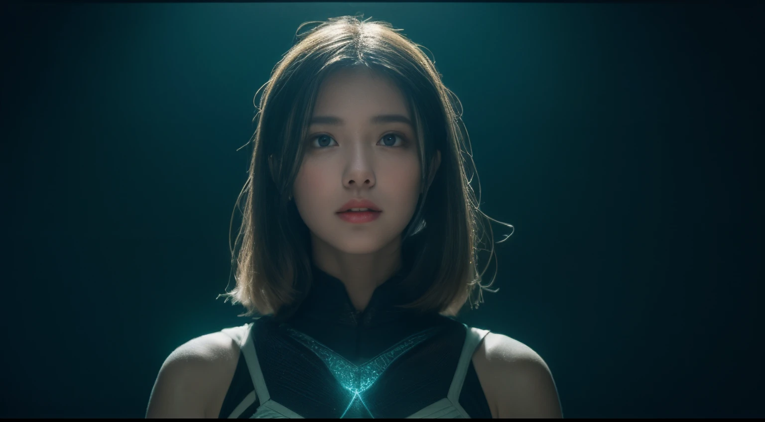 3D, A beautiful cyberpunk female image,battledress,hdr(HighDynamicRange),Ray traching,NVIDIA RTX,Hyper-Resolution,Unreal 5,Subsurface scattering、PBR Texture、post-proces、Anisotropy Filtering、depth of fields、maximum definition and sharpness、Many-Layer Textures、Albedo e mapas Speculares、Surface coloring、Accurate simulation octane rendering of light-material interactions、Two-colored light、largeaperture、Low ISO、White balance、the rule of thirds、8K raw data、blackstockings