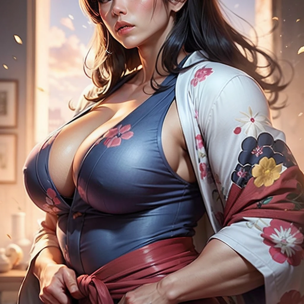 massive muscle woman in a yukata --auto --s2