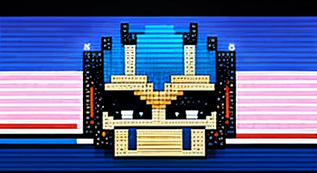 pixel game,character design,Transformers robots,Optimus Prime, Pixel art #pixelart,super-fine