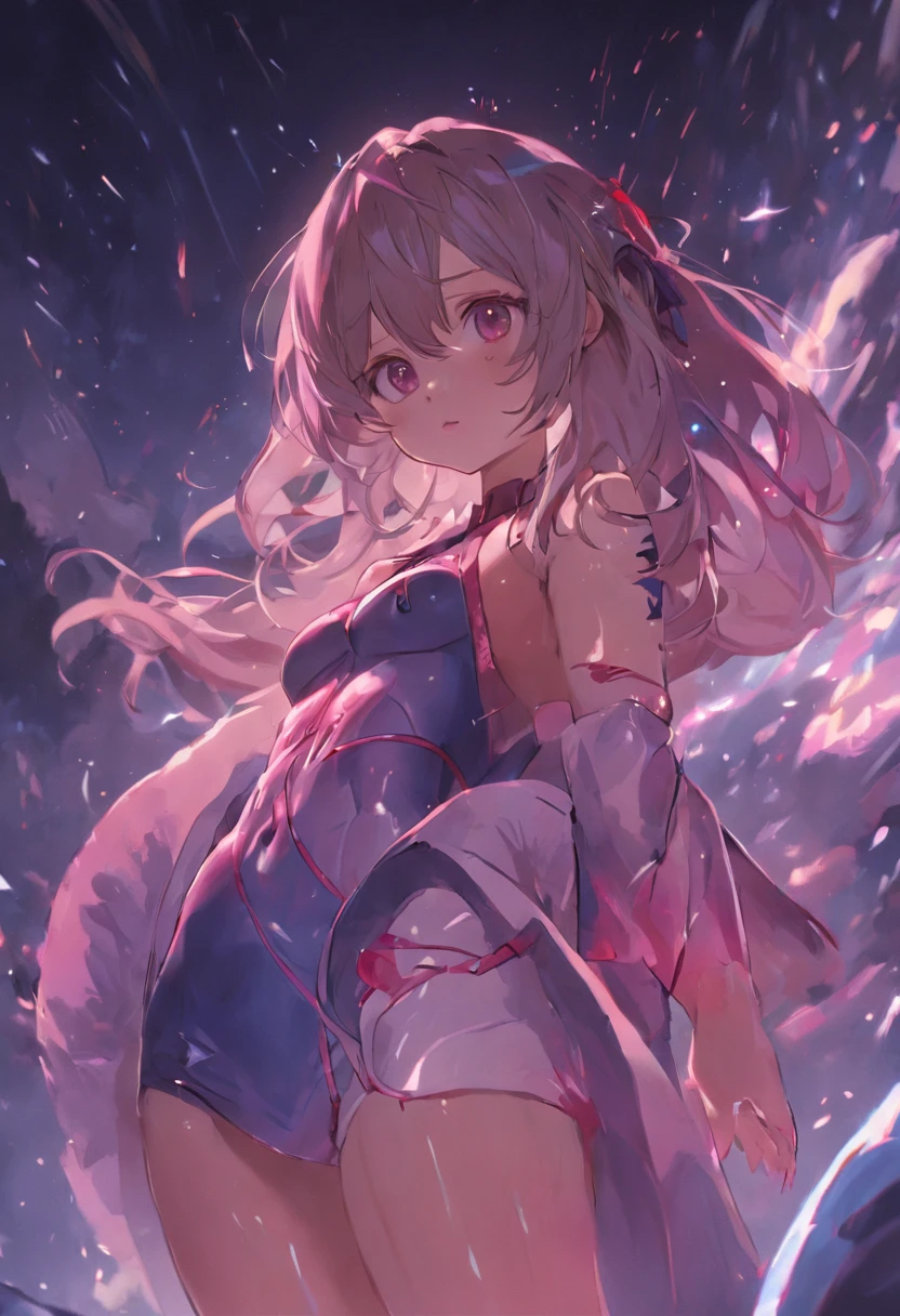 realistic illumination,top Quority,Resolution of 8K,tmasterpiece:1.3,Clear focus:1.2,1个Giant Breast Girl,delicated face,二重まぶた,largeeyes,Sexy expression,Perfect anatomical physique,Beautiful Women with Perfect Figure:1.6,Big breasted 1.7,long and dark brown hair,Bigchest:1.8,Armor,Long knives,magia,exteriors,during night:1.1,1080p,hyper HD,textureskin,super detailing,best qualtiy,high detal,high high quality, a slave, burning hair, crying blood