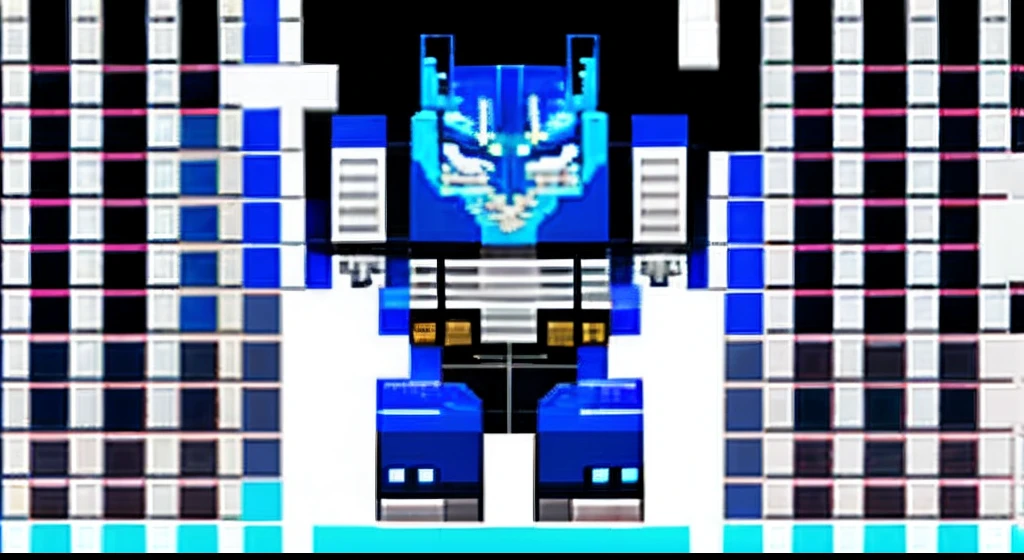 pixel game,character design,Transformers robots,Optimus Prime, Pixel art #pixelart,super-fine