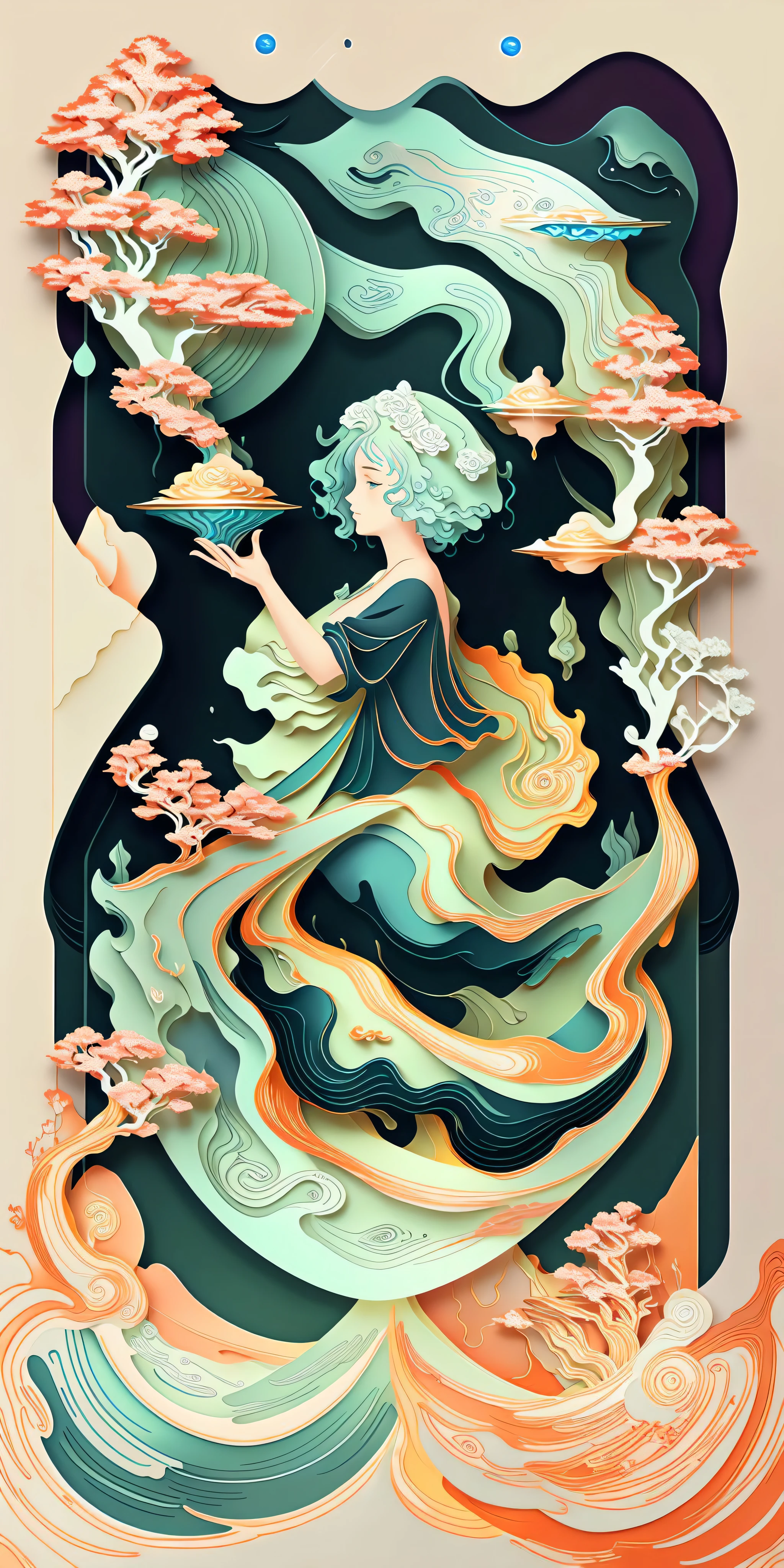 (1girl:1.3),full body, abstract art, style of rebecca guay,fractal art,colorful,
style-swirlmagic, (masterpiece, best quality, high quality, highres, ultra-detailed),