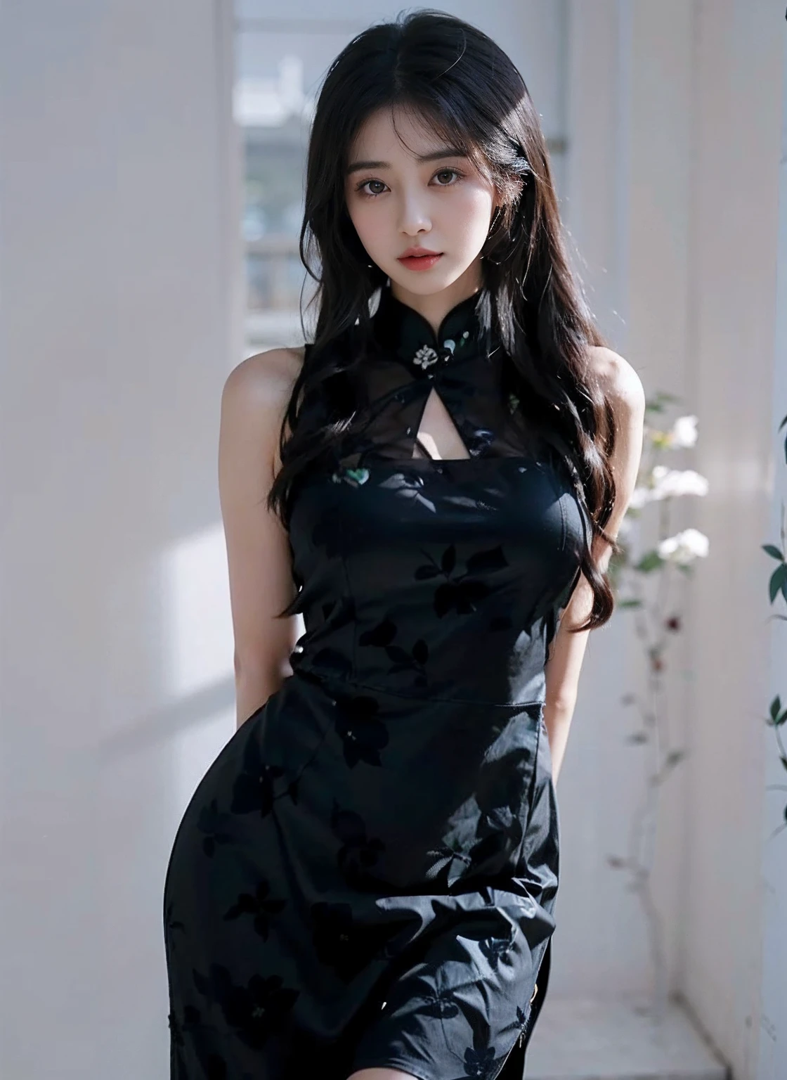 araffe asian woman in white dress posing for a picture, full-body xianxia, Korean woman, beautiful Korean women, Korean girl, shaxi, Gorgeous young Korean woman, Japanese model, xision wu, xue han, sophisticated gravure idol, wenfei ye