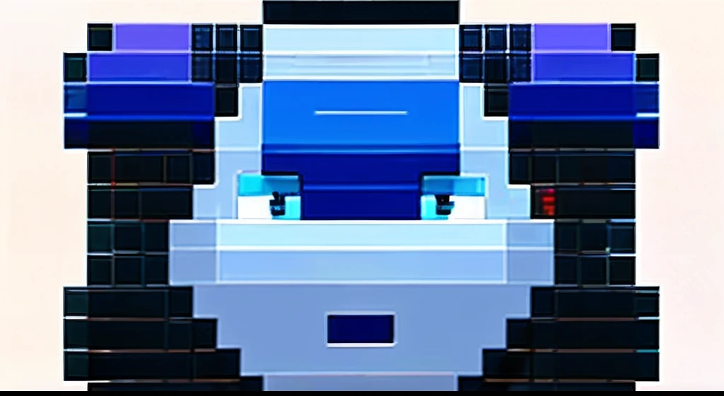 pixel game，character  design，Transformers robots，Optimus Prime， Pixel art #pixelart，super-fine