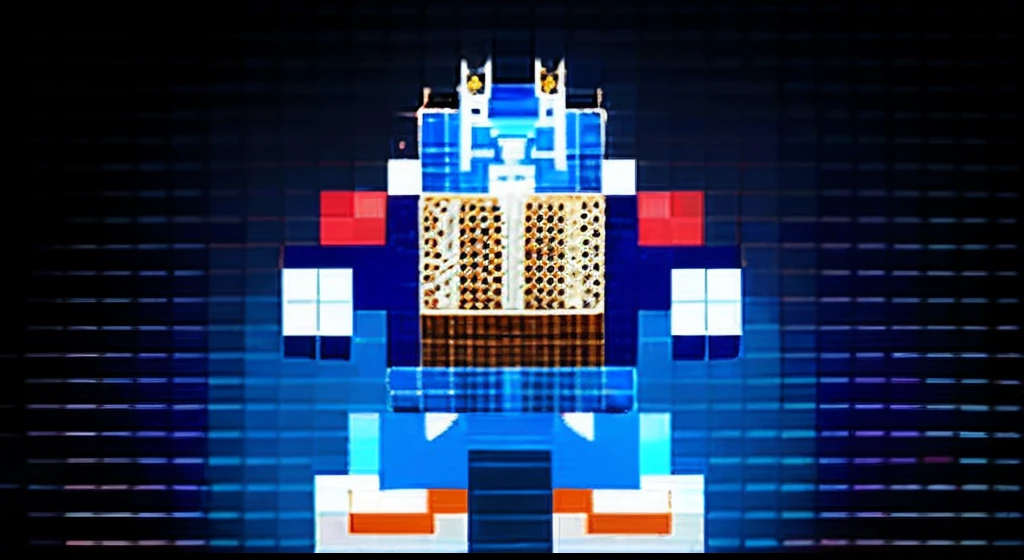 pixel game,character design,Transformers robots,Optimus Prime, Pixel art #pixelart,super-fine