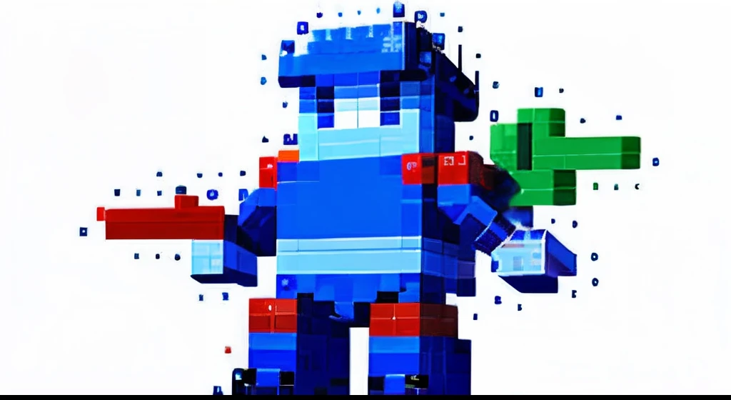 pixel game,character design,Transformers robots,Optimus Prime, Pixel art #pixelart,super-fine
