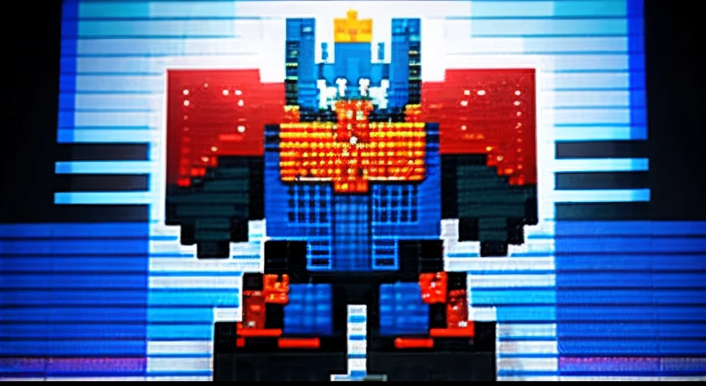 pixel game,character design,Transformers robots,Optimus Prime, Pixel art #pixelart,super-fine
