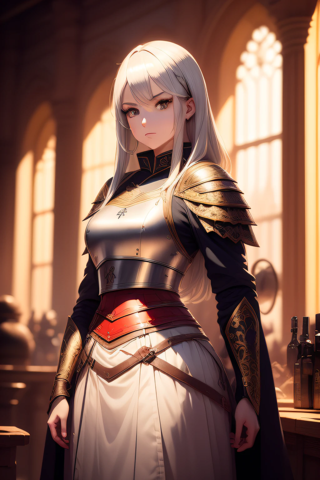 Alchemy field: 1.3), (Hakama armor), (photo RAW: 1.2), (tmasterpiece: 1.3), (best qualityer: 1.4), super tall (Detailed characteristics of the garment