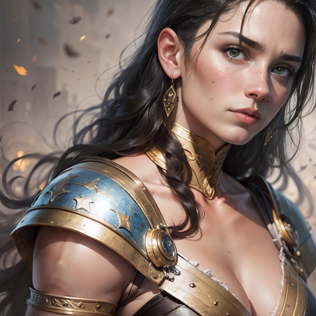 USA as a gladiator, portait, realistic style --auto --s2