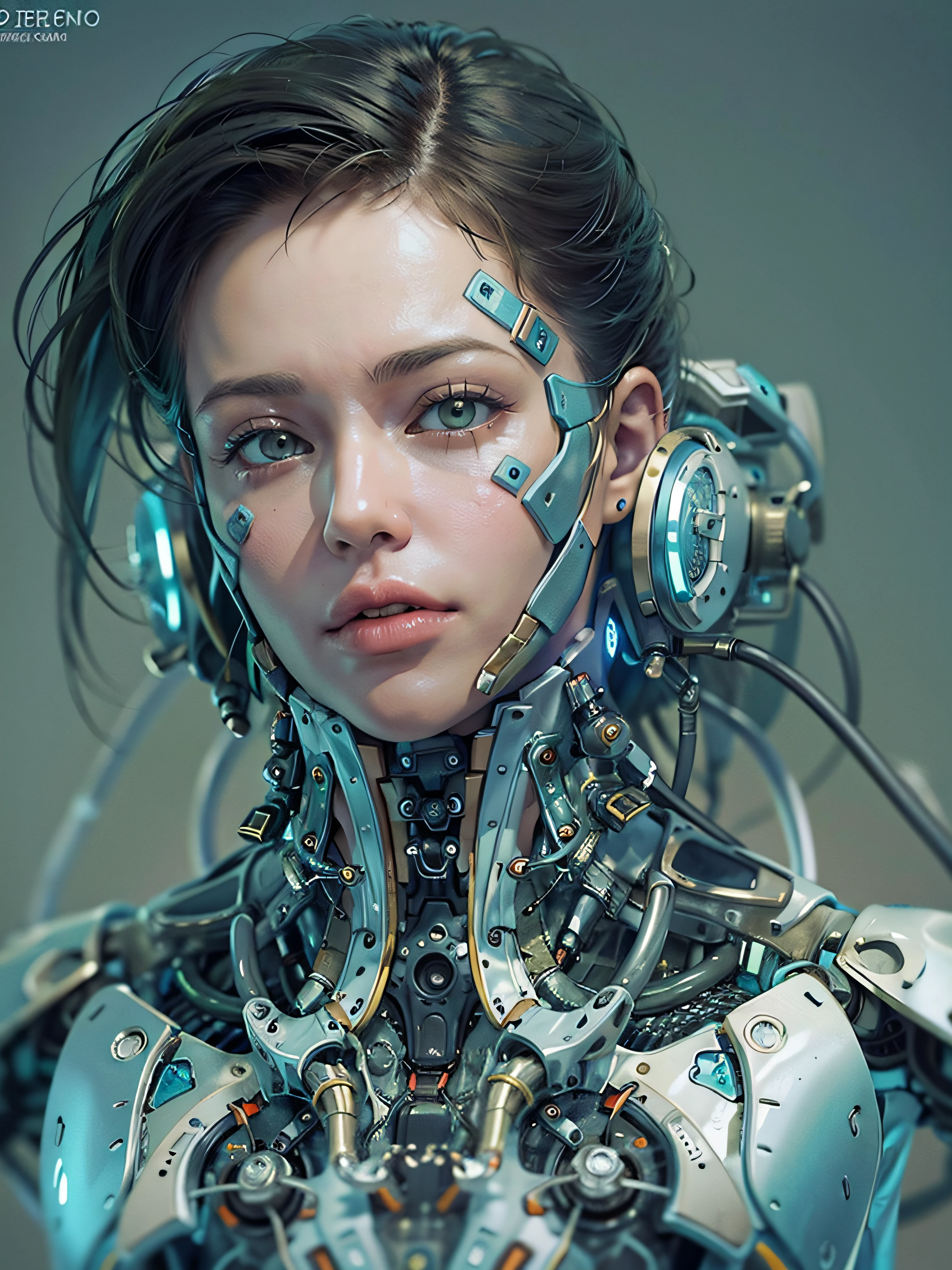 Complex 3d rendering of cyborg female porcelain ultra detail, 1 8--old l with her mother, cabelo loiro fofo, cabelo longo, cintura pequena, imagem de corpo inteiro (textura natural da pele, detalhes realistas dos olhos: 1.2), Robot Parts, luz suave bonita, luz aro, vivid details, cyberpunk lindo, hiper-realista, anatomic, facial muscles, fio de cabo, microchip, fundo elegante e bonito, octane rendering, apple style, 8k, qualidade superior, obra-prima, illustration, muito delicado e bonito,  CG, unidade, papel de parede, (realista, fotorrealista: 1.2), Awesome, detalhe, obra-prima, melhor qualidade, Arte Oficial, altamente detalhado cg Unity 8k papel de parede, incredibly ridiculous, sexy robot, mechanical skeleton, android, surrealismo, Doomsday Wasteland, (high-tech prostheses:1.2), corpo perfeito, Azul escuro brilhante Cyber Vessel, (corpo brilhante), (Corpo muito brilhante), RFKTR_Tecnotrex, Reelmech, Cybernate_Jawless, mechanical parts, cybernatic, Desligado_ Roboto