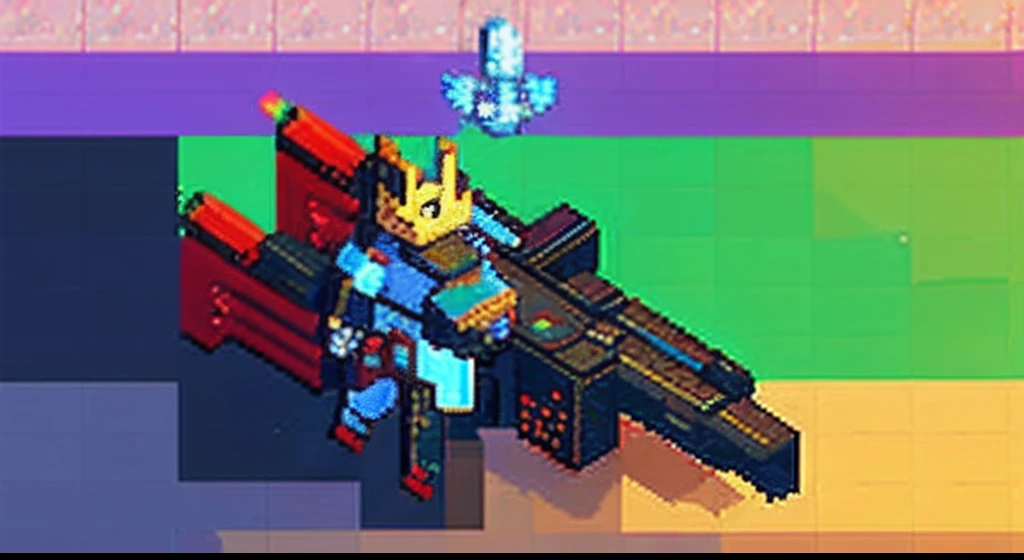 pixel game，character  design，Transformers robots，hornet， Pixel art #pixelart，super-fine，32-bit pixels