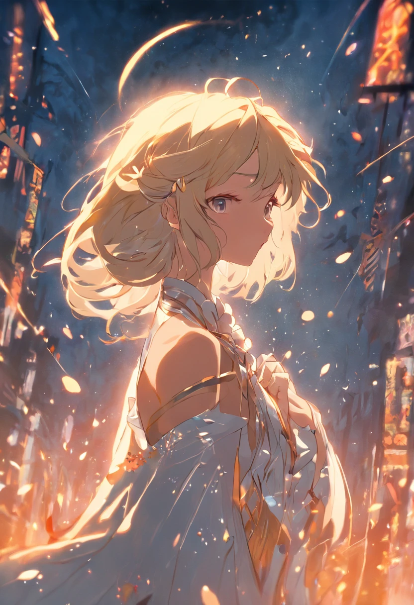 "Luminous and ethereal, embodying elegance and grace, a mesmerizing female character with captivating charm and radiant beauty."