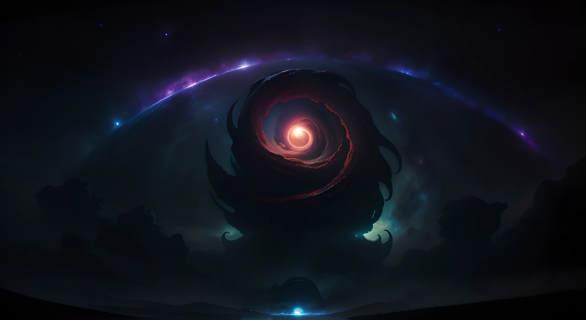 Human backs,Zenith light