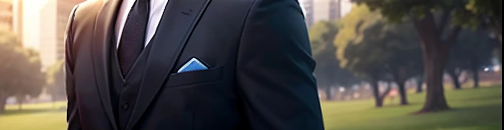 Real Human,Handsome guy in a suit,Wears a pair of rectangular glasses,,height is 180 cm,Young and handsome,Walk on the green lawn,The sun shines the meadows --auto