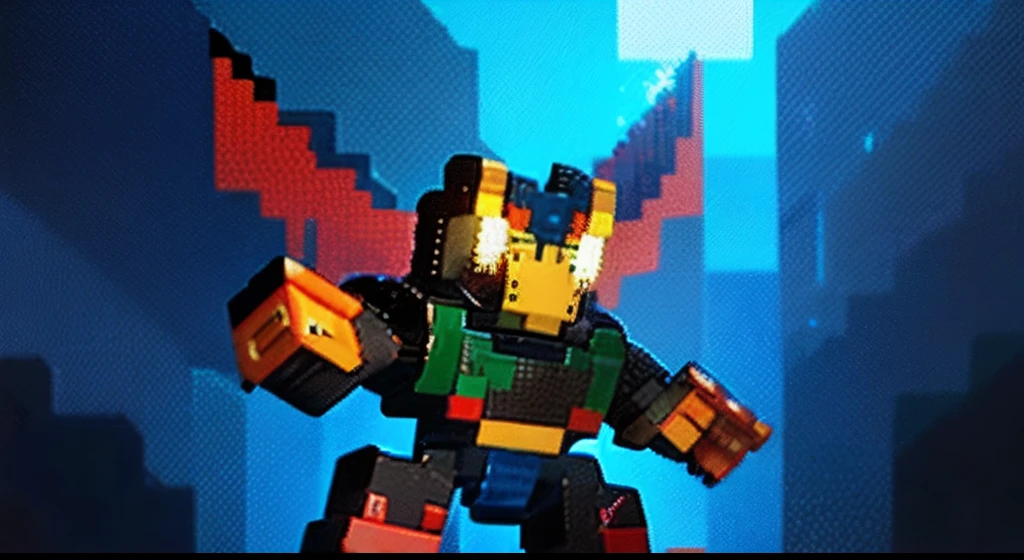 pixel game，character  design，Transformers robots，hornet， Pixel art #pixelart，super-fine，32-bit pixels