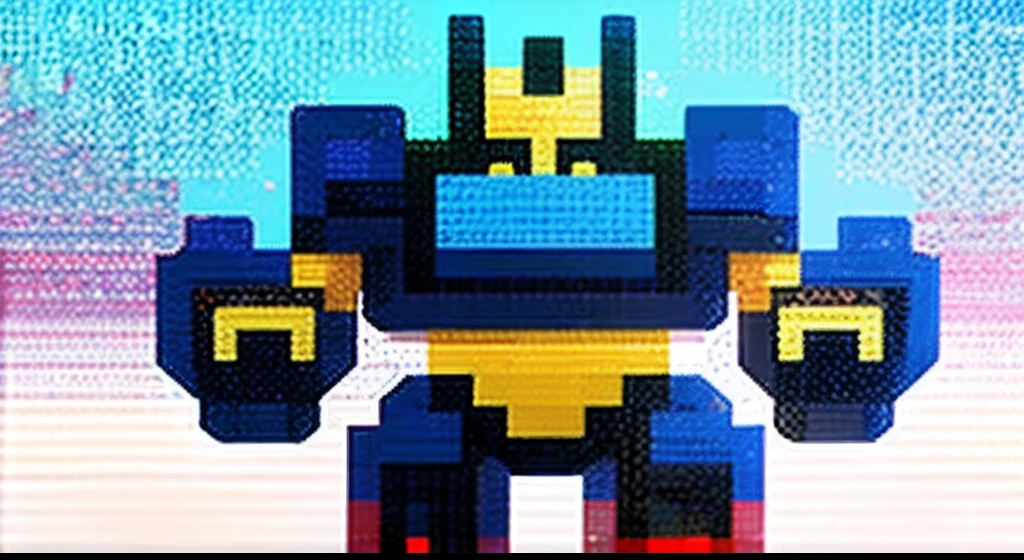pixel game,character design,Transformers robots,hornet, Pixel art #pixelart,super-fine,32-bit pixels