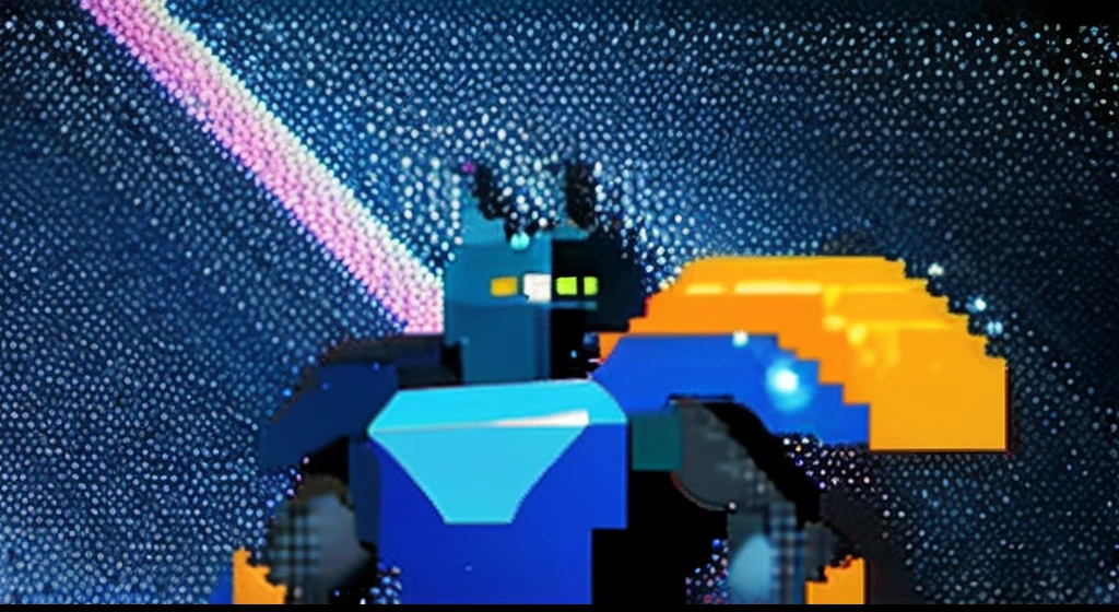 pixel game,character design,Transformers robots,hornet, Pixel art #pixelart,super-fine,32-bit pixels