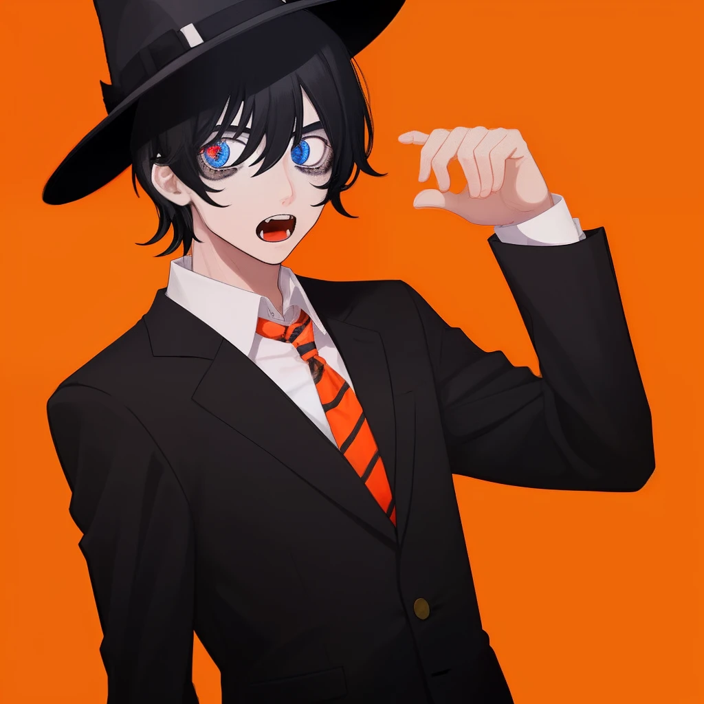 school boy, holloween, black hair