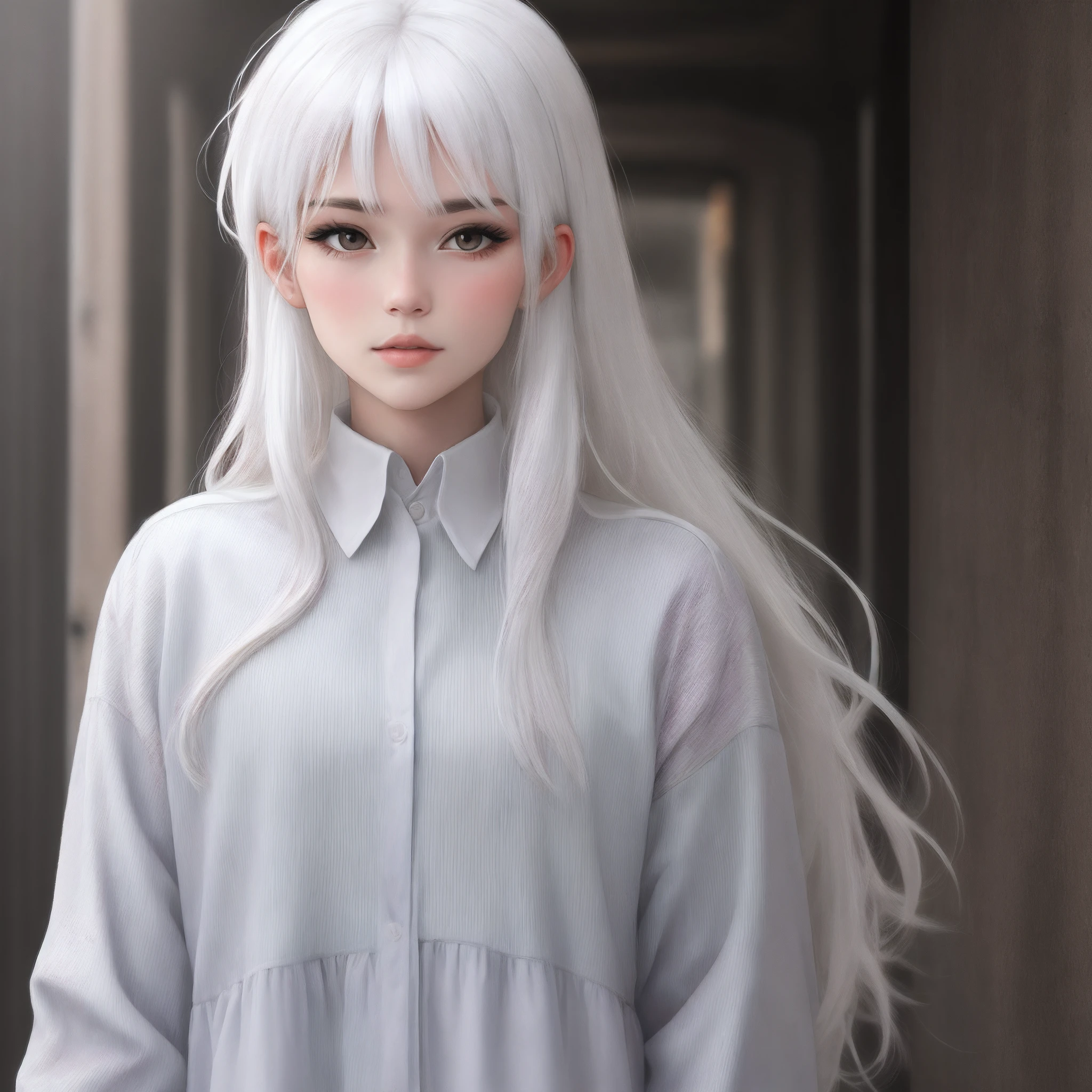 White hair