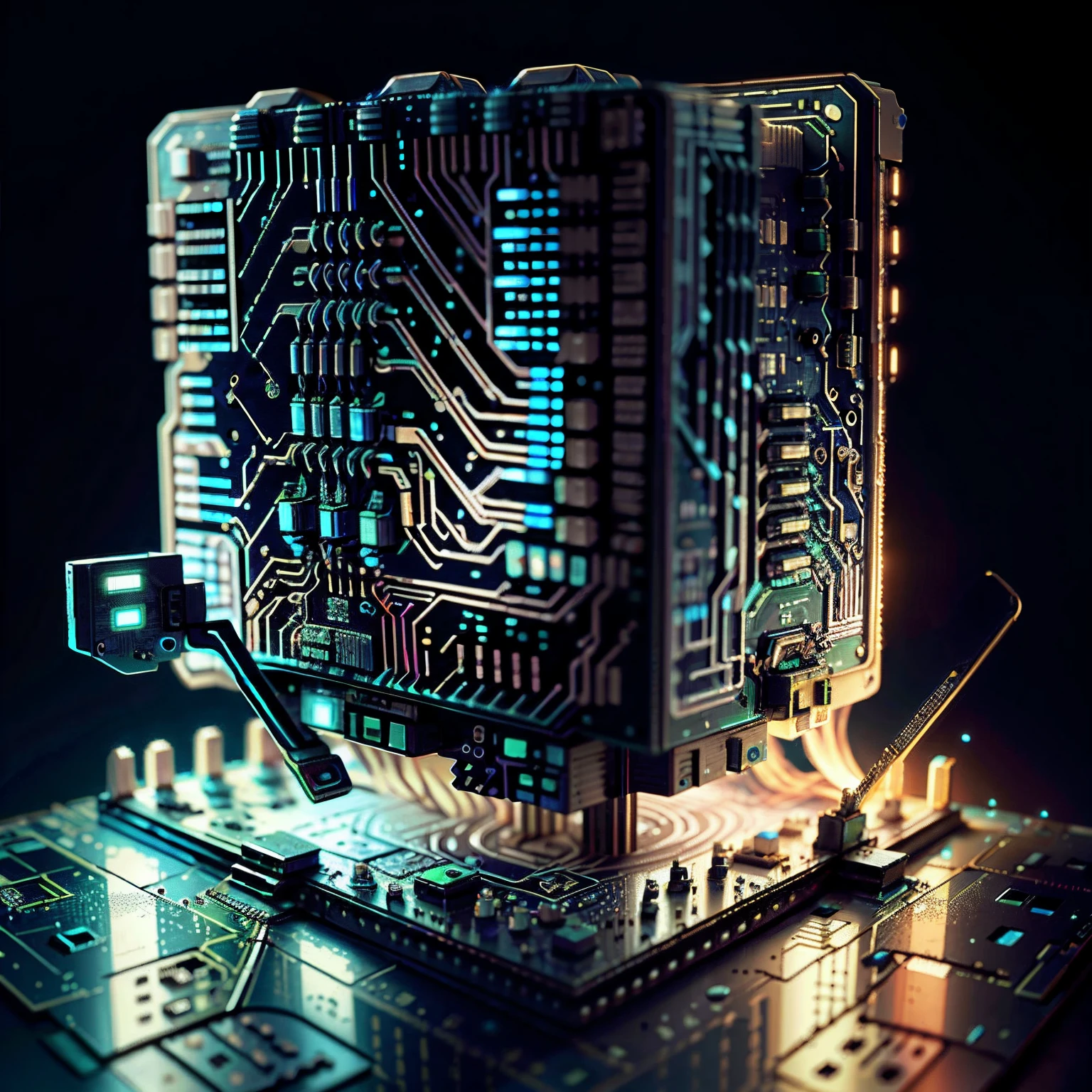 Circuit board AI construction