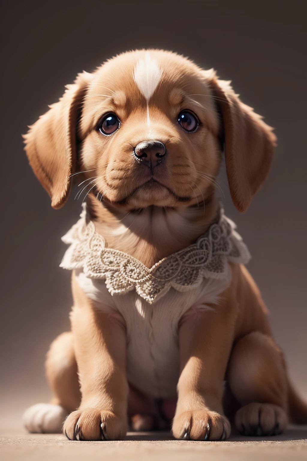 dress puppy, intricate detailed, extremely detailed texture, clear cute eyes, 16k resolution, catch light, soft shadow, high contrast, highest quality, best quality, ultra quality,
