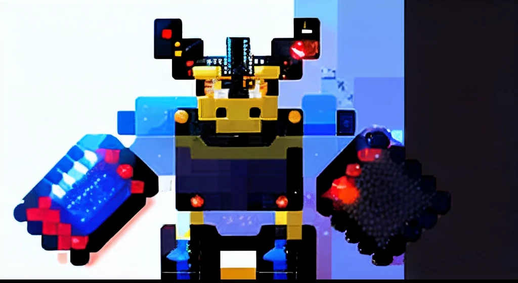 pixel game,character design,Transformers robots,hornet, Pixel art #pixelart,super-fine,32-bit pixels