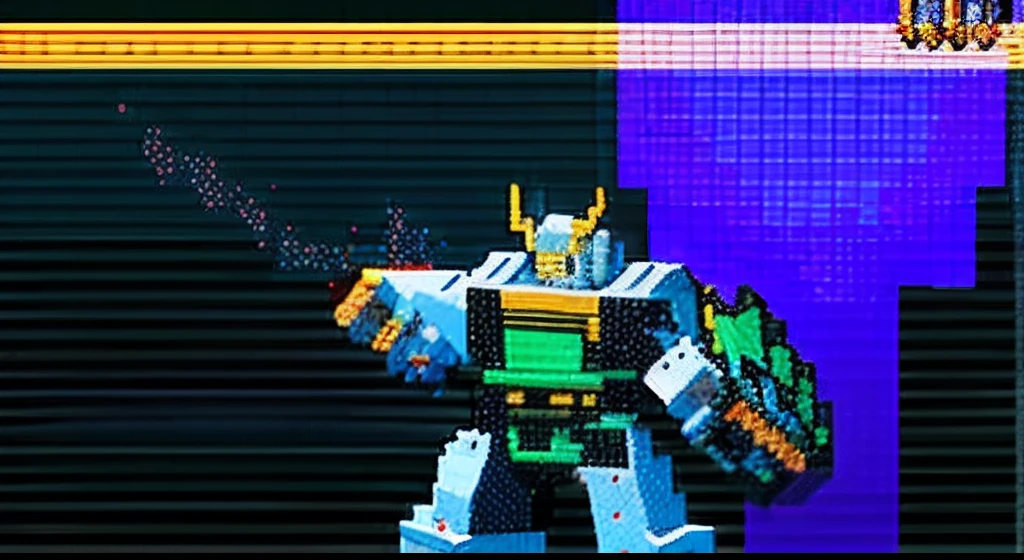 pixel game,character design,Transformers robots,hornet, Pixel art #pixelart,super-fine,32-bit pixels