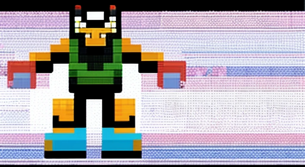 pixel game，character  design，Transformers robots，hornet， Pixel art #pixelart，super-fine，32-bit pixels