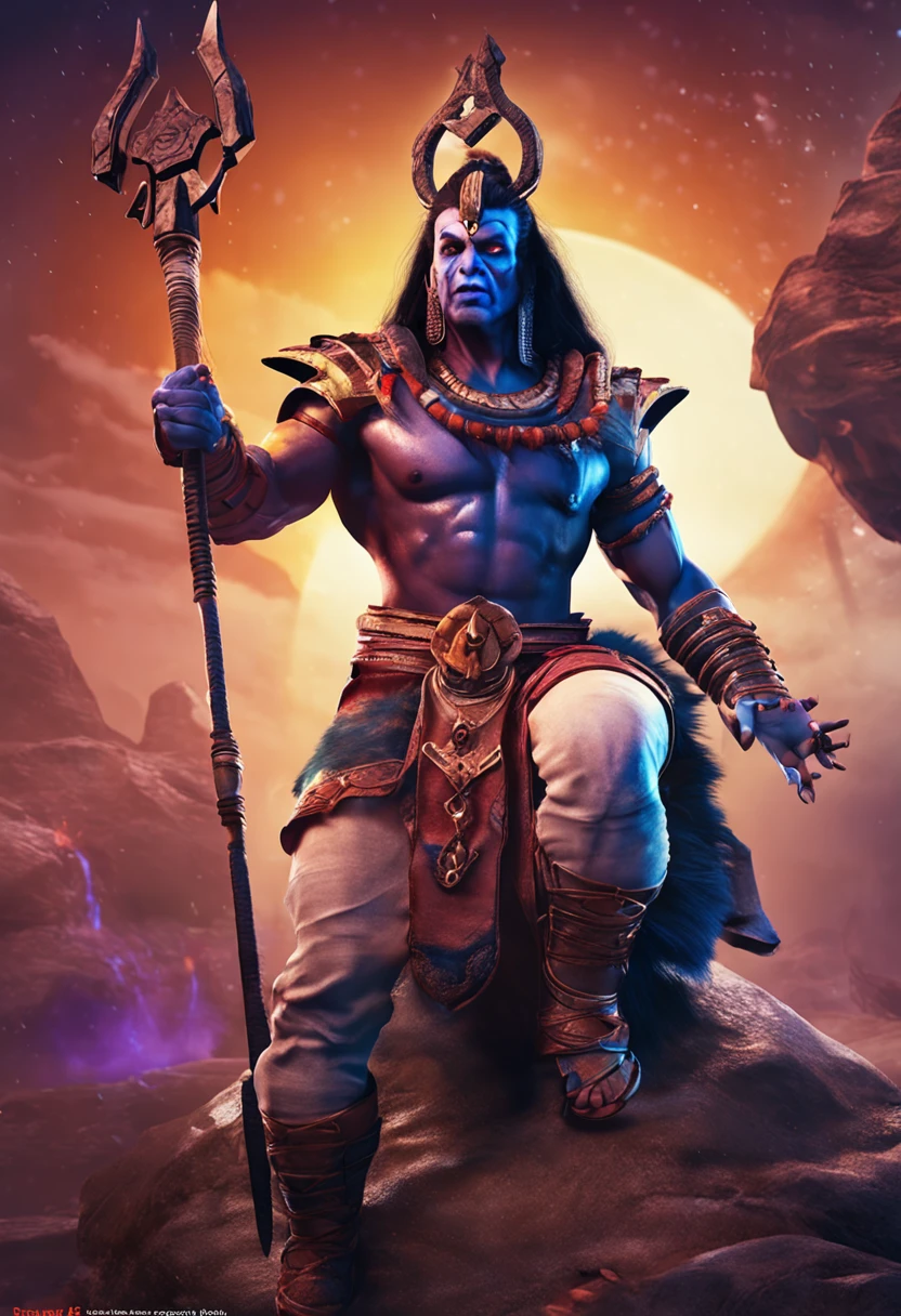 Make the character Shiva from mortal kombat