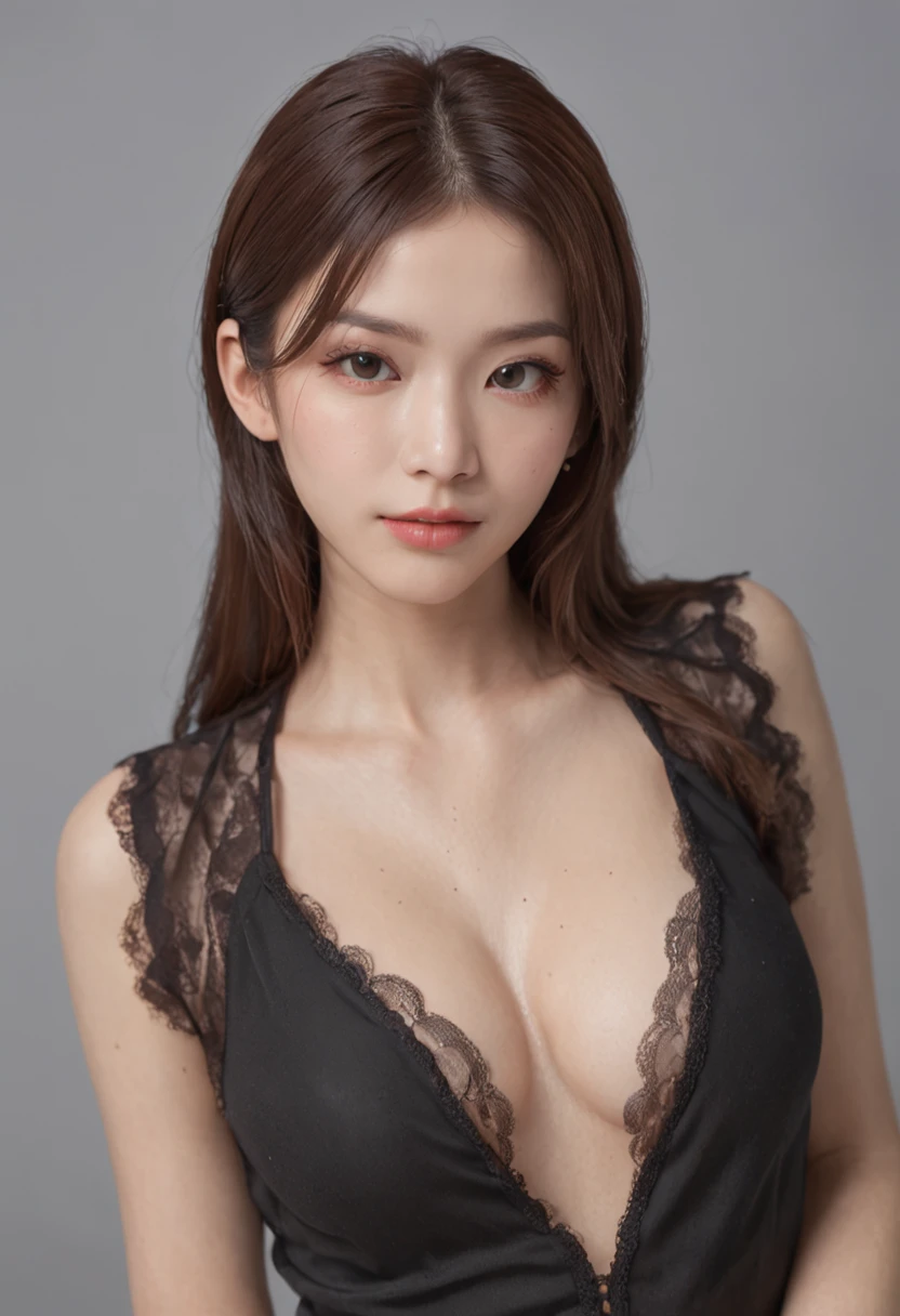 (RAW photo, photorealistic), (so many eyelashes, crying, angry, high quality, high resolution, depth of field, chromatic aberration, natural color, caustics, midnight, dark, Japan, woman,), necklace, single woman, choker, earrings, bracelet, soft looking big, good style, slender figure, The tips of the are clearly visible, upper body, cowboy shot, bare legs, see-through bra, the body line is very sexy, the crotch is wide open, the are sticking out, the tips of the are clearly visible, the areola is visible, the pubic area is clearly visible, the crotch is wide open, the smallest protrusion, sexy suit