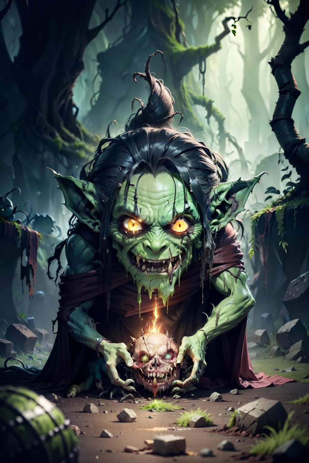 Rotten Troll Rot Troll Sooner or later, A rotten troll loses its ability to regenerate, Although the healing is still fine. Necrotic energy radiates from the creature, flowing inside his shriveled carcass. Just being around a rotten troll, Other creatures are exposed to its deadly radiation., dnd