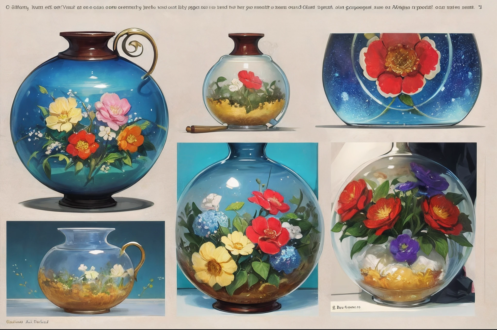 Recrie por meio de desenho a imagem descrita no poema pernasiano "Chinese vase" de Alberto de Oliveira