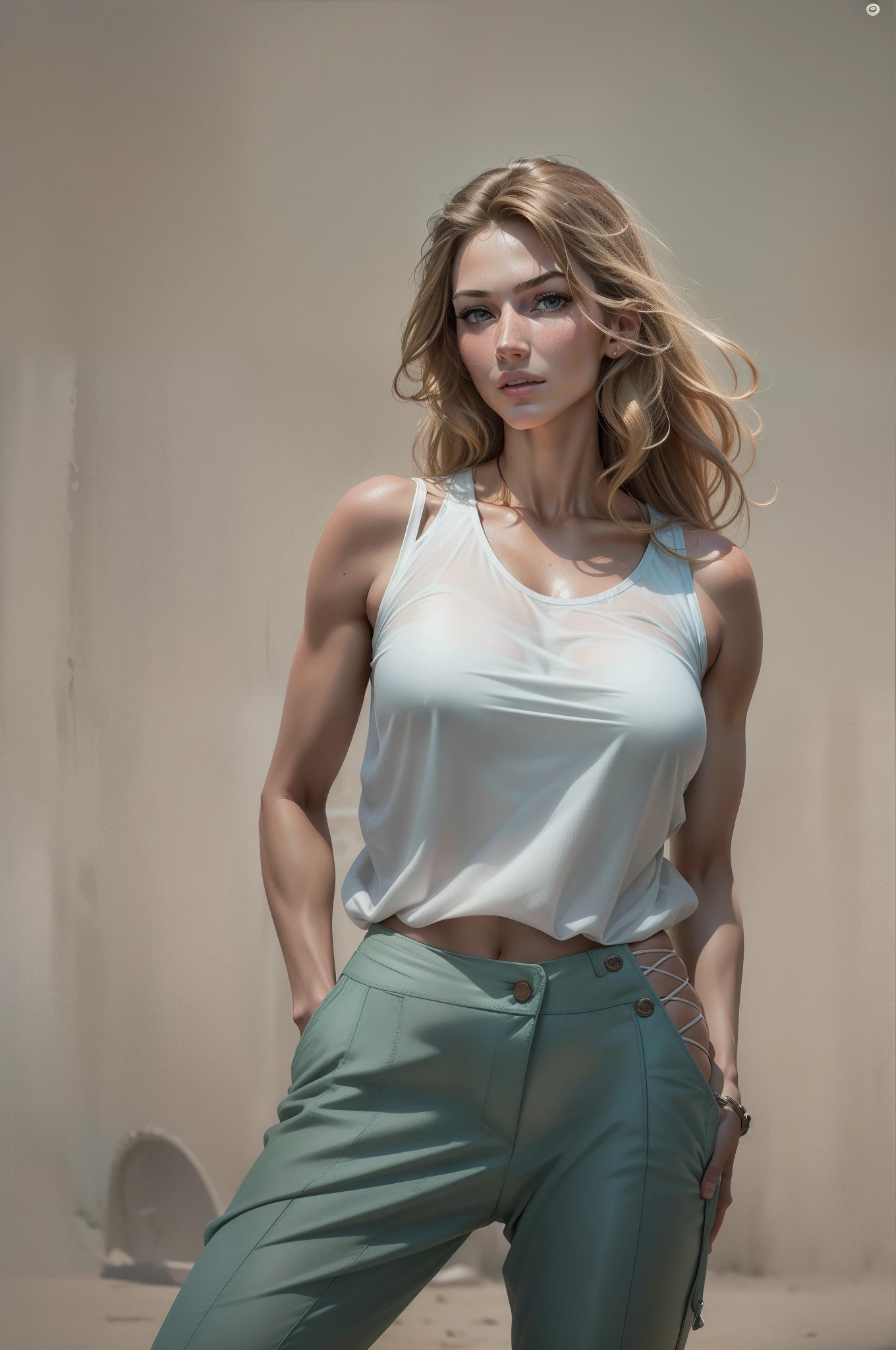 masutepiece,Best Quality,ultra-detailliert,hight resolution,in 8K,8K Portrait,Unity 8k壁纸,extremely details CG,Realistic,Raw photo,Real person,a portrait photo of,Photorealsitic,Shiny skin,Detailed skin, Gisele Bündchen,Dynamic Angle,From  above,{{{{Gisele Bündchen}}}},Dynamic Angle,Wide Shot,{{{stature:At about 180 cm,Standard height of the model}}},{{{Hair color:Bright blonde}}},{{{Eye color:Blue-green}}},{{{body type:Slender and muscular}}},{In the modeling industry{high fashion}with  the{Sports Illustration}Because she's successful in both},{Have an athletic figure},{Features: sharp and high cheekbones,long snout,Crisp eyebrows},{{{Dynamic Angle Wide Shot}}},{{{Gisele Bündchen}}}},Dynamic Pose,{{{(PAW Pose:0.5)}}},{{{{Supermodel Gisele Bündchen}}}},{{{{Beautiful face,honey eyes,Hyper realistic,ultra realistic textures}}}},{NSFW,8k RAW photo, top-quality,​masterpiece,超A high resolution,film grains,1girl in,looking at the viewers,natural skin textures,realistic eyes and face details,Full lips},{{{Dynamic Angle Full Body}}},Portraits of real people