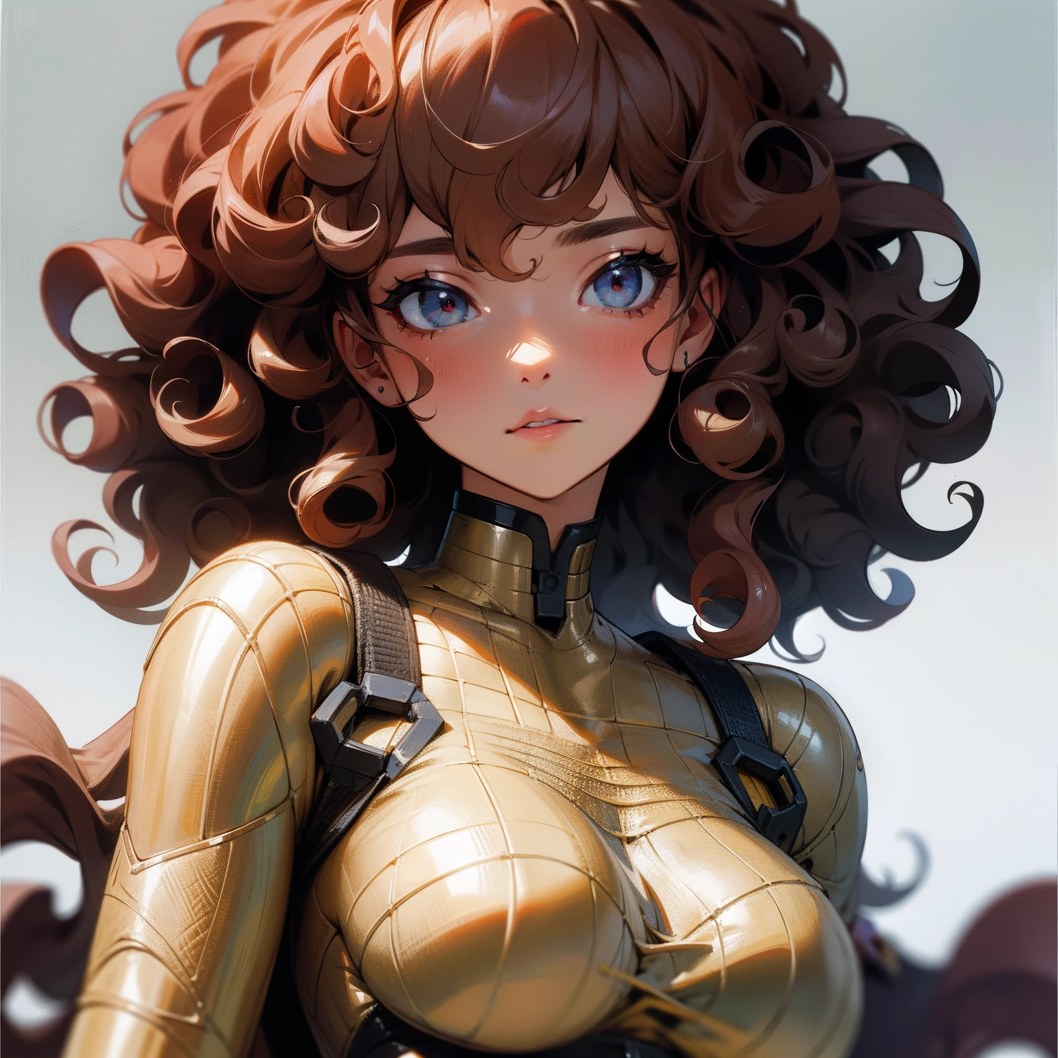 curly hair, 8k, super detail, textured skin, high details