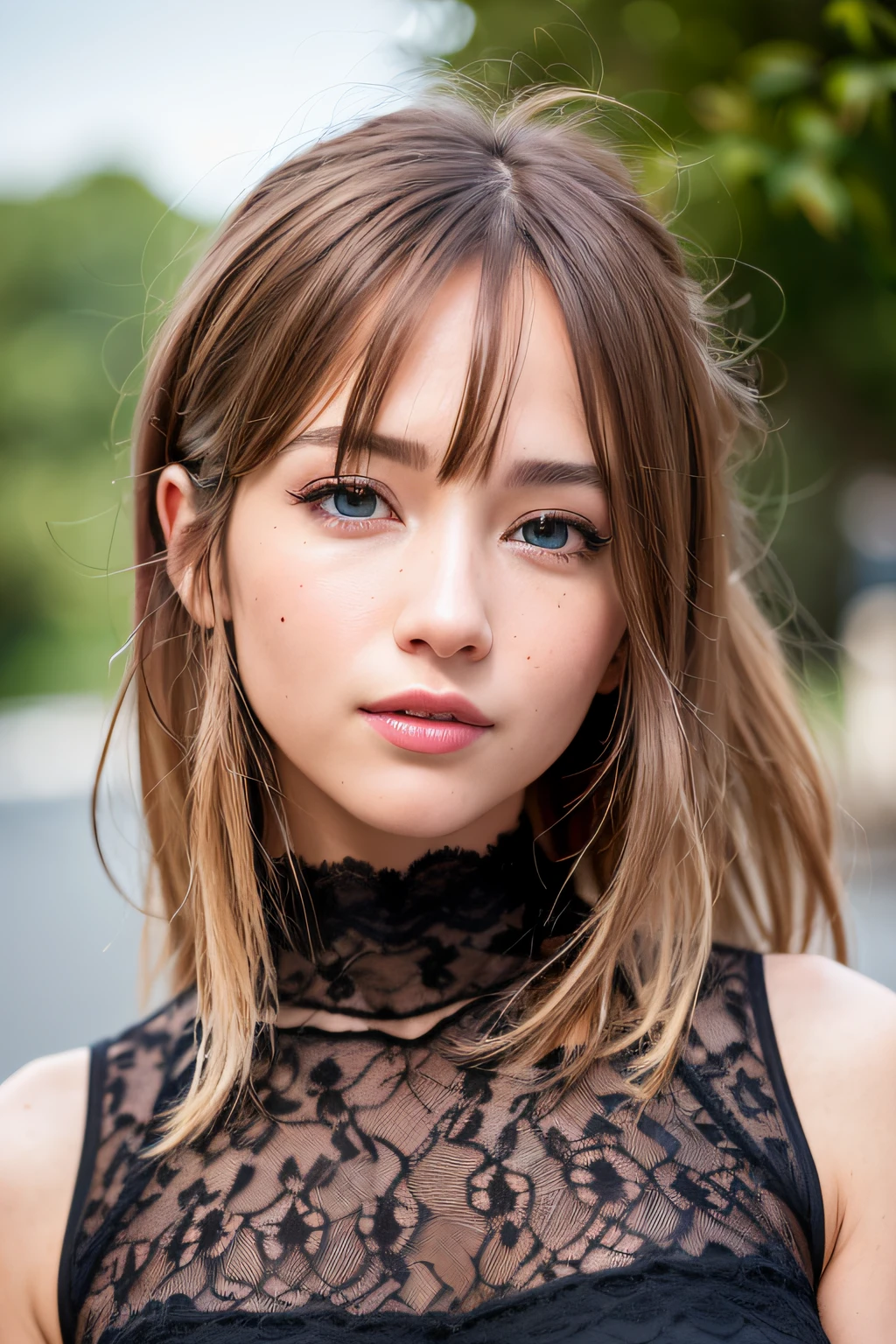 (realistic, photo-realistic:1.37),(8k, RAW photo, best quality, masterpiece:1.2), cute, ultra-detailed,heart-shaped pupils,physically-based rendering, ultra high res, kodakvision color, shot on Arricam LT Camera, bokeh, sharp focus,
looking at viewer,photorealistic,realistic, solo, photorealistic, best quality,extremely detailed face,extremely detailed eyes and face, beautiful detailed eyes,absurdres, incredibly absurdres,haunting smile,Messy hair, floating hair, ,
