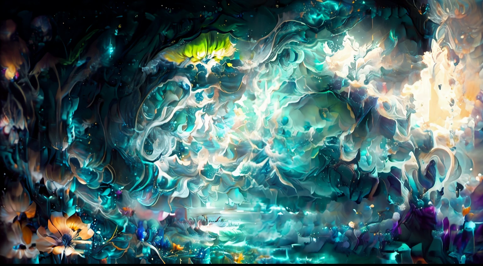 (Alfombra de flores naturales, tapete de flores festivo,Alberto Severo art ).Crea una fascinante obra de arte abstracta con un enfoque en la fluidez y el movimiento. Utilice una paleta de colores rica y diversa, Blend tones seamlessly to evoke a sense of continuous movement. Explore the interplay between softness, Suave, Sharp shapes, Dynamic edges. Deja que los colores sangren y se mezclen, giving the impression of swirling currents or energetic vibrations. Incorporar elementos de la naturaleza, like gentle curves that resemble ocean waves, Vibrant bursts reminiscent of blooming flowers, or power lines that resemble gusts of wind. He fuses these natural motifs with abstract forms to create a harmonious and captivating composition........ Embrace the idea of serendipity and spontaneity while allowing colors and shapes to take shape organically. Anima a la obra de arte a desarrollarse como un viaje, invitar al espectador a explorar e interpretar las profundidades del paisaje abstracto. This work of art should inspire a sense of wonder and fascination...., Atraer a los espectadores a su fascinante mundo de colores y formas. The blend of abstraction and nature will transport observers to a realm of imagination and excitement........, leaving a lasting impression of beauty and creativity