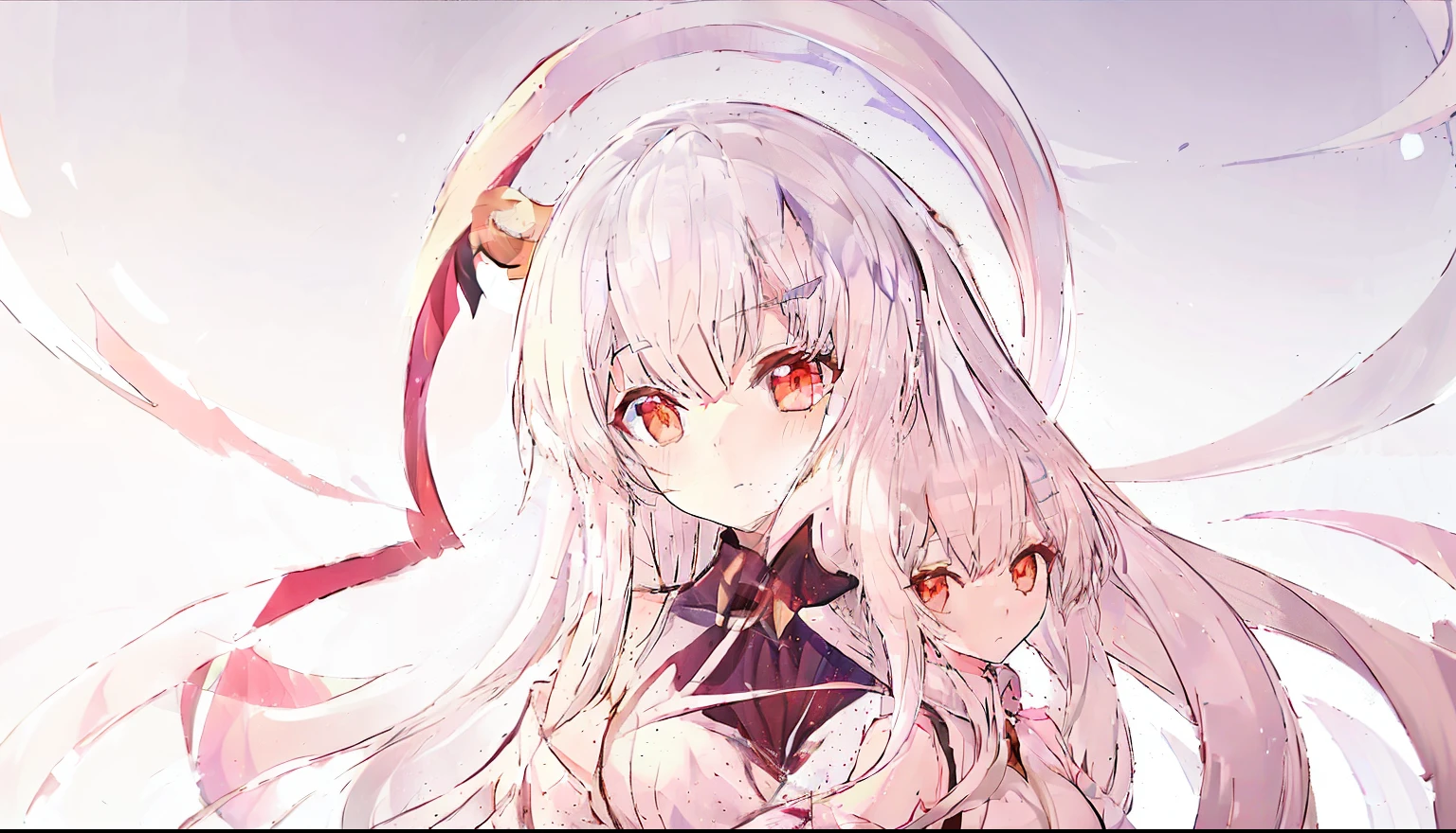 anime girl with long white hair and a black dress, white haired deity, ayaka genshin impact, gapmoe yandere grimdark, gapmoe yandere, onmyoji portrait, keqing from genshin impact, from the azur lane videogame, azur lane style, anime moe artstyle, portrait gapmoe yandere grimdark, kantai collection style