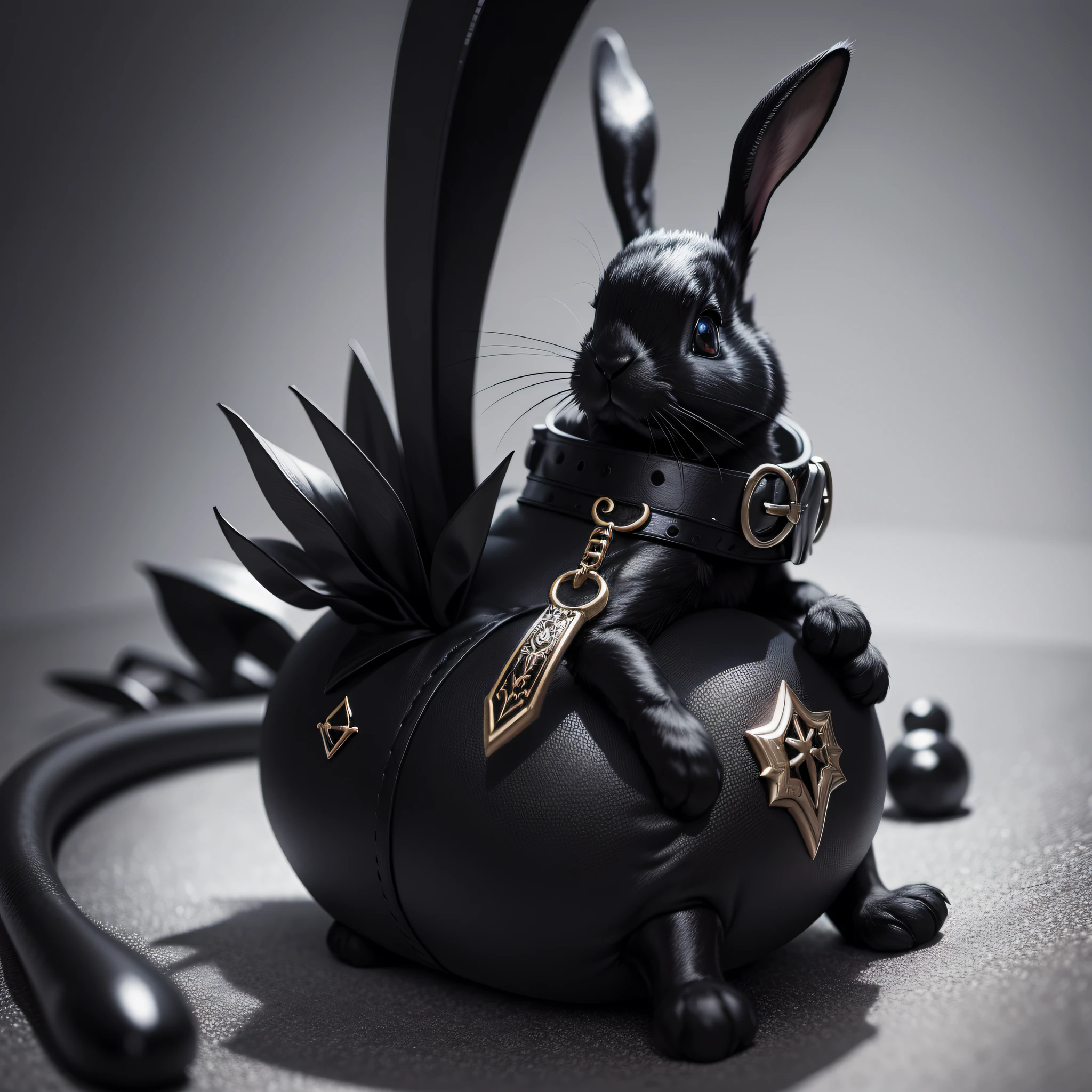 Religious black rabbit