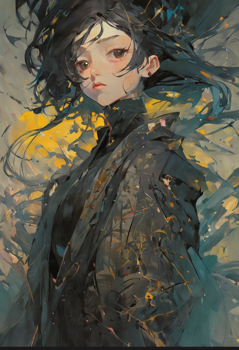 Pintinho amarelo,, No estilo de Adrian Ghenie Esao Andrews Jenny Saville, Surrealismo Dark Art de James Jean Takato Yamamoto e BLII Sienkiewicz, trending on ArtStation, foco nítido, Studio photo, detalhes intrincados, altamente detalhado, Directed by: Greg Rutkowski, detalhes intrincados do rosto, TM Ninja, TM Samurai, poster style, Icons, cores vibrantees, estilo vetorial, arte digital, 4k, detalhes intrincados, Hipnotizante, feito profissionalmente, Beautiful vector illustration, 12k resolution, ..3d, todos os caracteres em corpo inteiro detalhado, altamente detalhado, vibrante, Ultra alta qualidade, hiper-realismo, fotorrealismo, octan render]