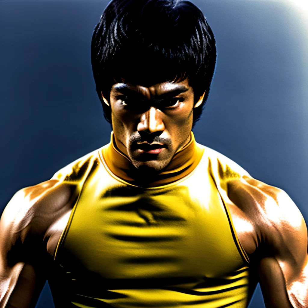 Bruce Lee ultradetalhado