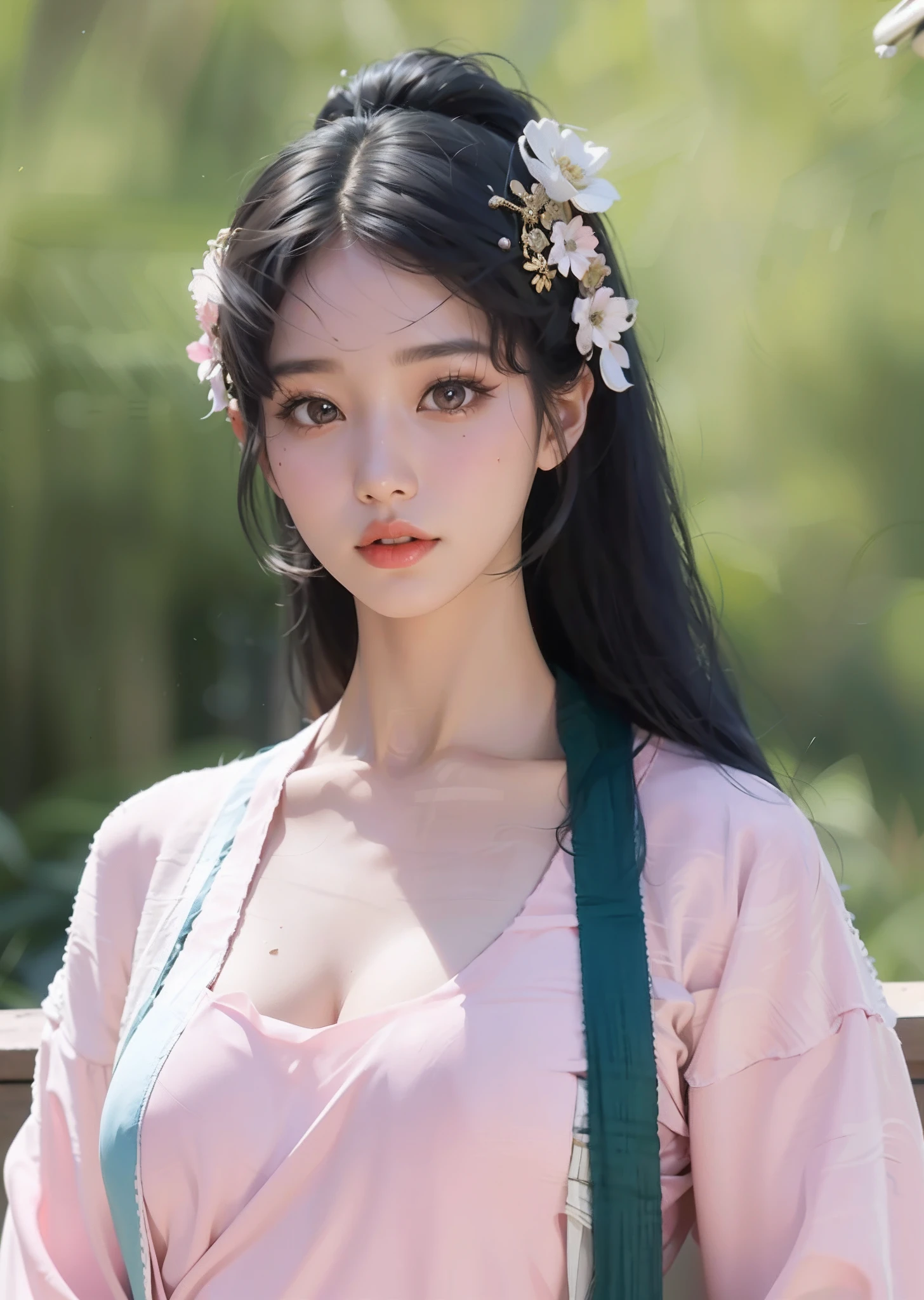 Arakfi Asian woman,cabelos preto e longos,wearing a pink dress, beautiful Korean women, Gorgeous young Korean woman, gorgeous chinese models, Beautiful young Korean woman, Korean girl, Beautiful Asian girl, Korean woman, Beautiful asian woman, Palace , A girl in Hanfu, Chinese girl, cute delicate face, young lovely Korean faces, Asian girl, asian beautiful face