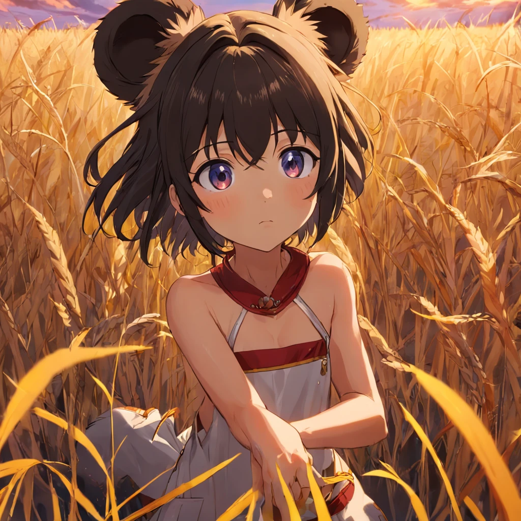 um filhote de chita na savana africana