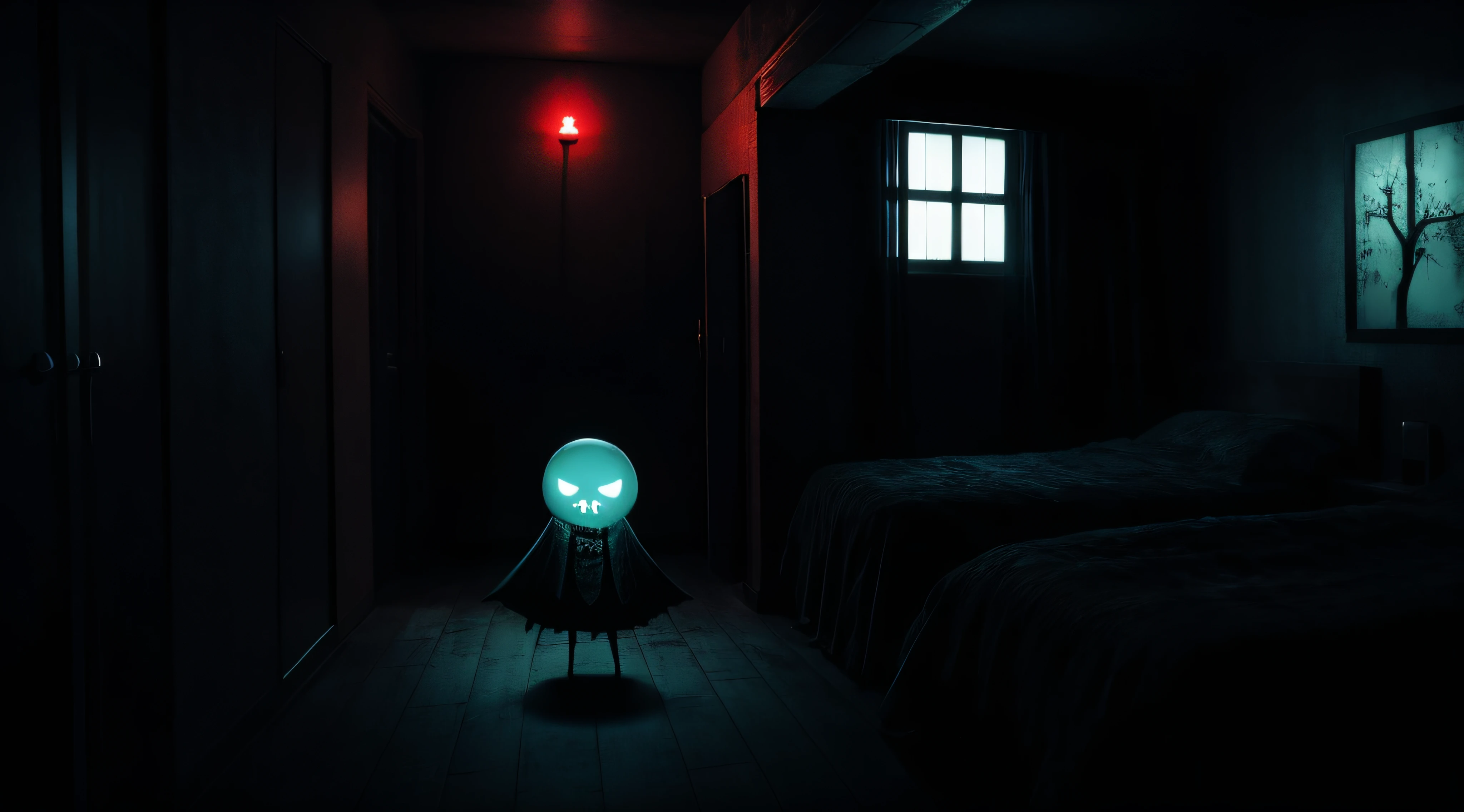 Haunted characters、Cute and scary