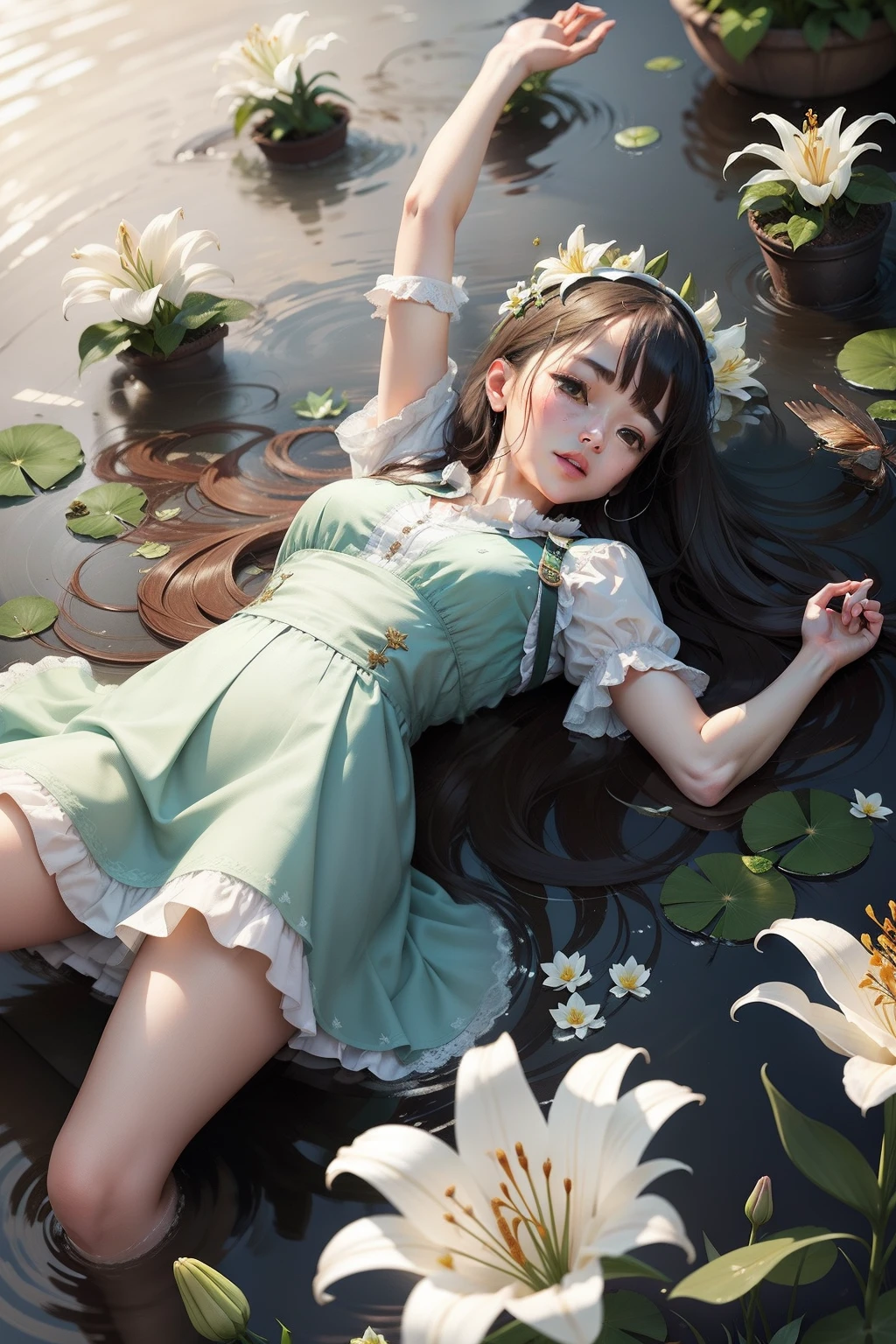 the lilies,fly