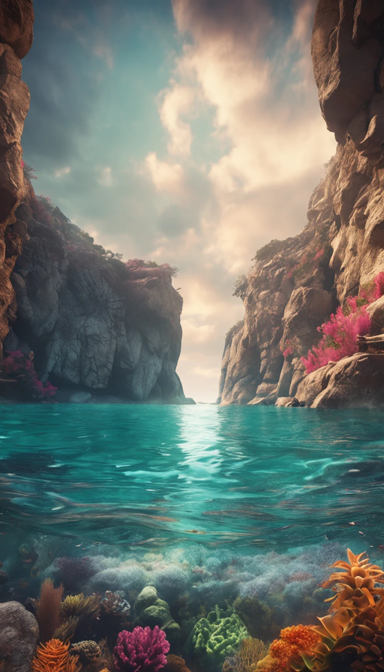 the ocean,A high resolution,photorealestic