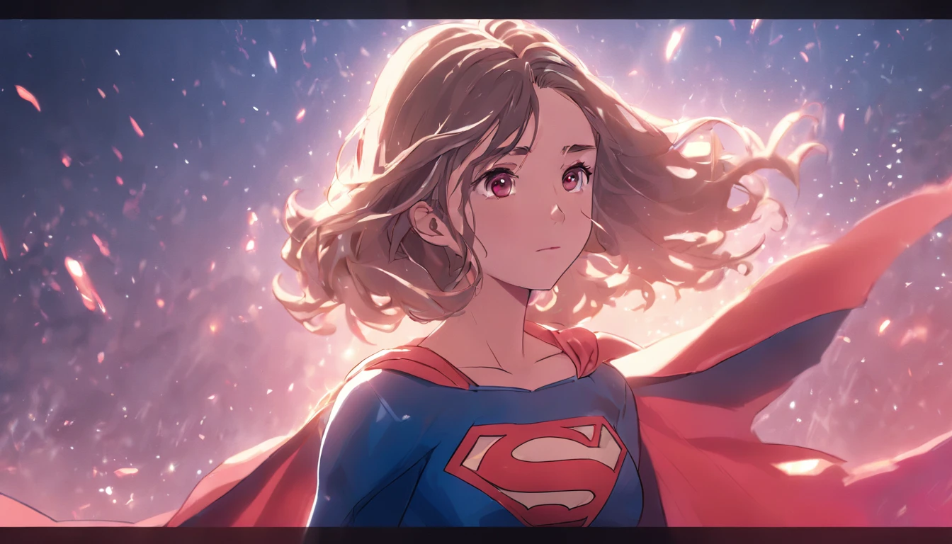 ((Emily Rudd vestindo fantasia de Supergirl:1.2), 8k ultra-detalhado, ray-traced)